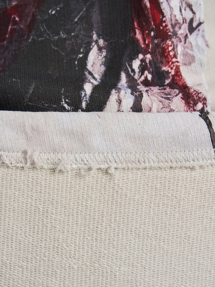 Худи оверсайз с принтом Макс Борисов