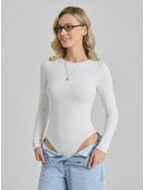 Боди с длинным рукавом