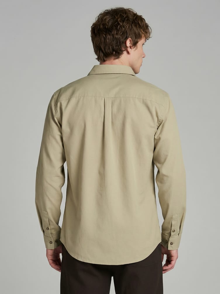 Рубашка повседневная с длинным рукавом