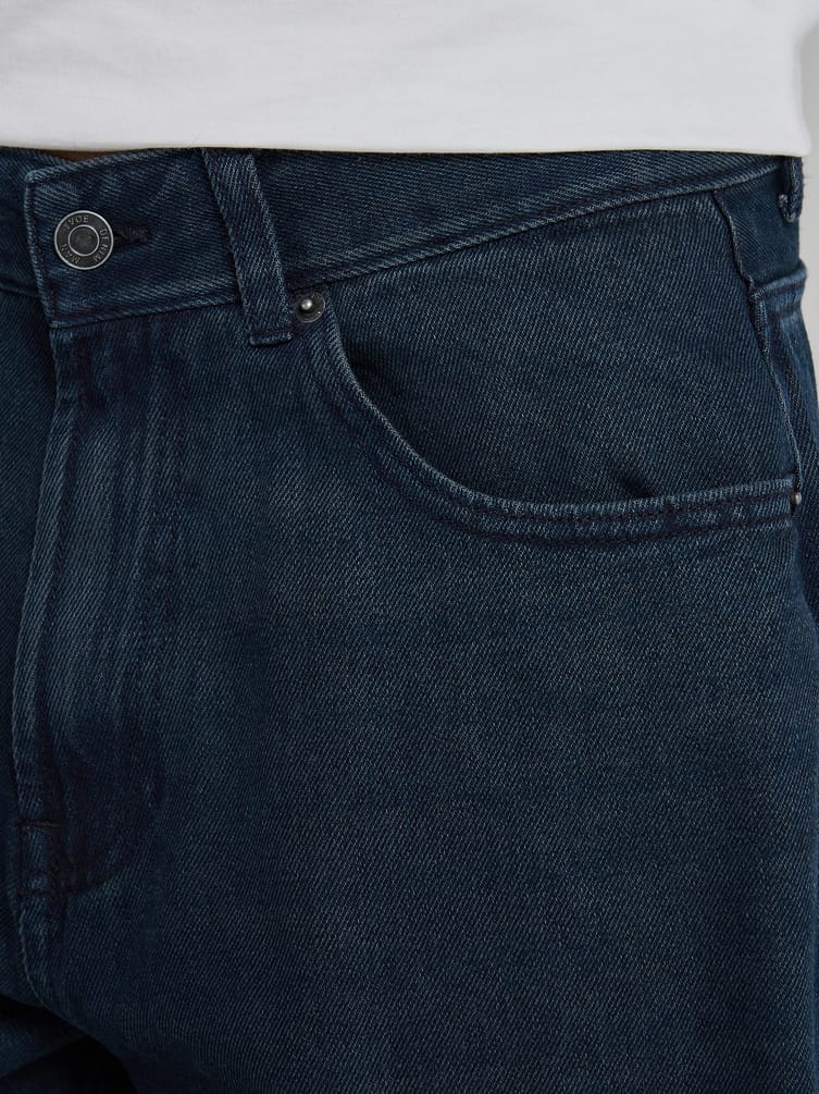 Джинсы багги широкие с вареный эффектом