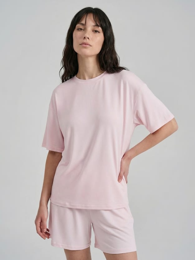 Пижама с футболкой и шортами