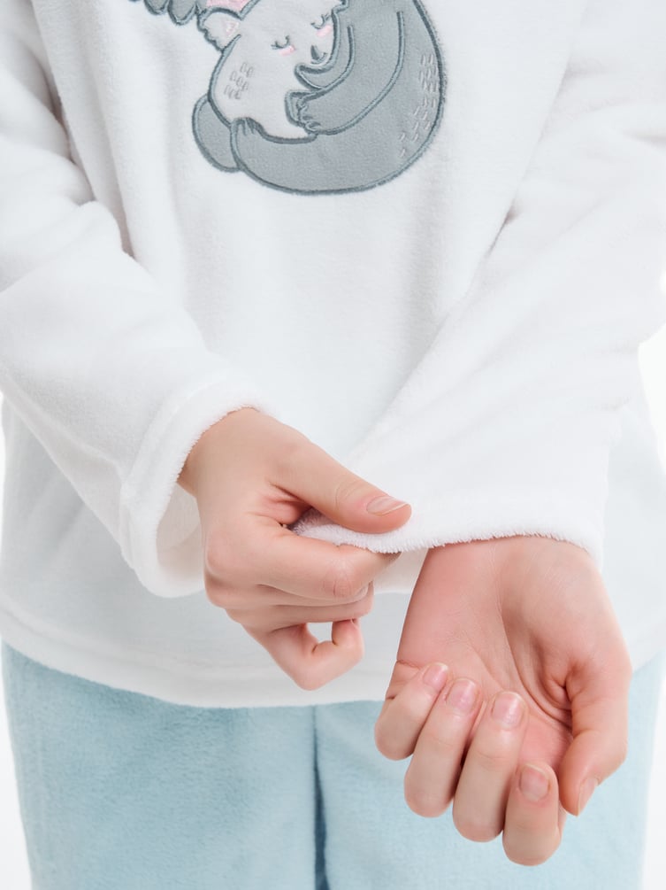 Плюшевая пижама с вышивкой коалы и брюками