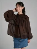 Блузка бохо с рюшами