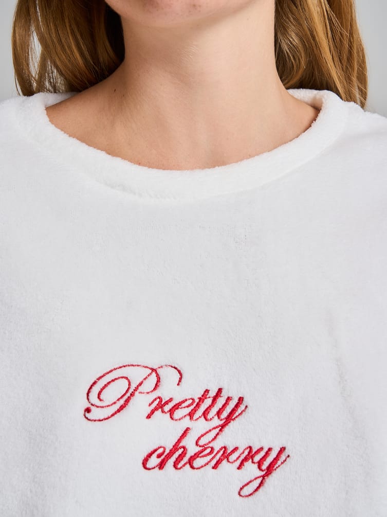 Пижама плюшевая с кофтой и брюками