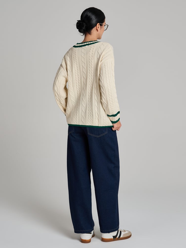 Кардиган вязаный оверсайз на пуговицах