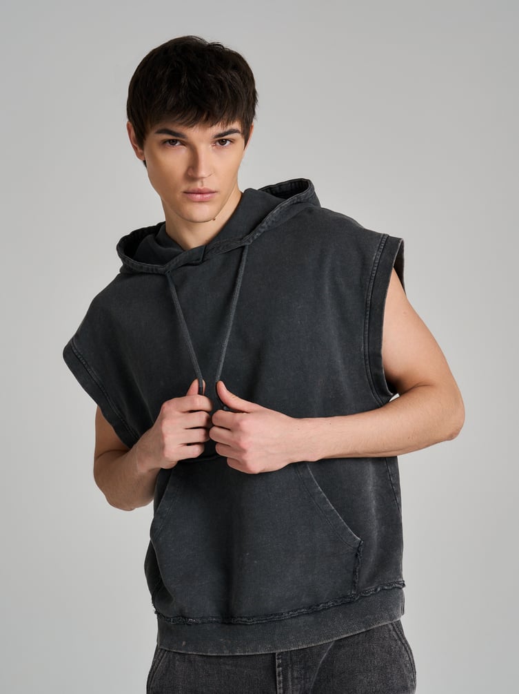 Худи варенка без рукавов