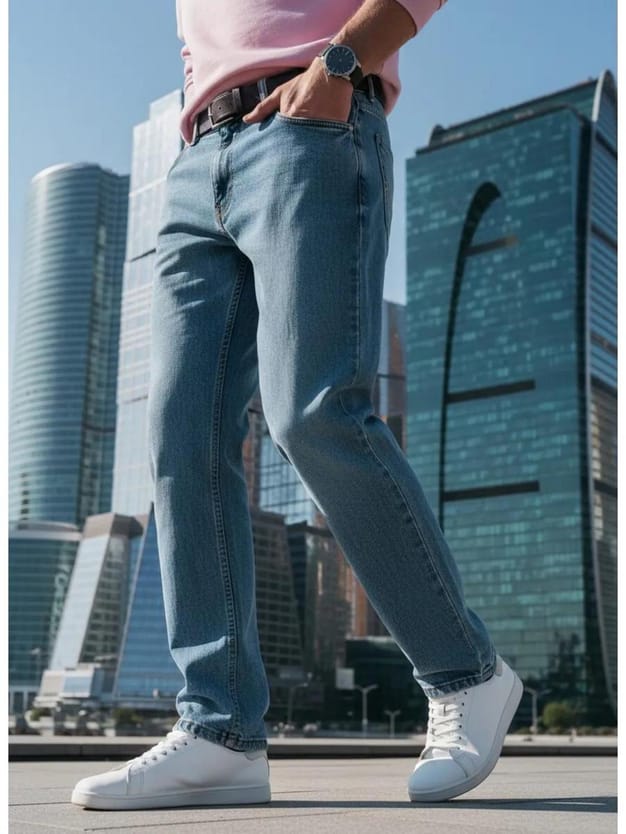 Джинсы прямые классические