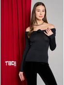 Блузка нарядная с открытыми плечами