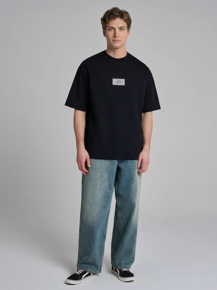 Футболка оверсайз с принтом Russian Vibes