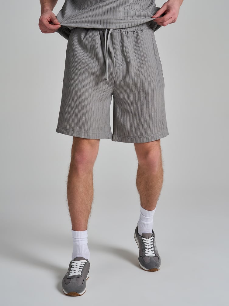 Шорты повседневные из жатого материала