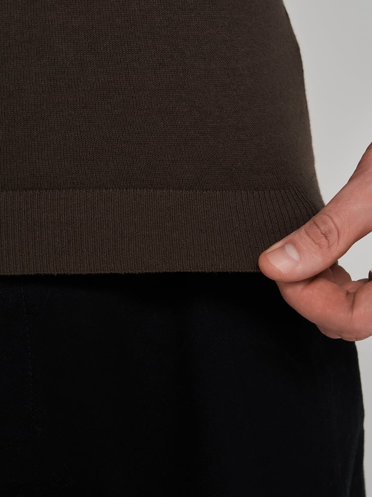 Джемпер поло хлопковый