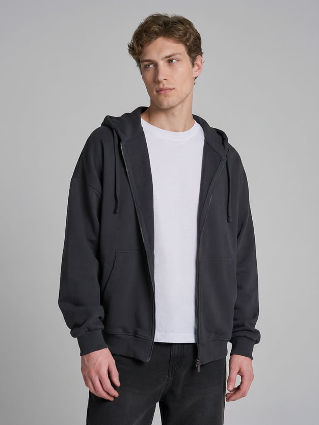 Толстовка оверсайз с капюшоном