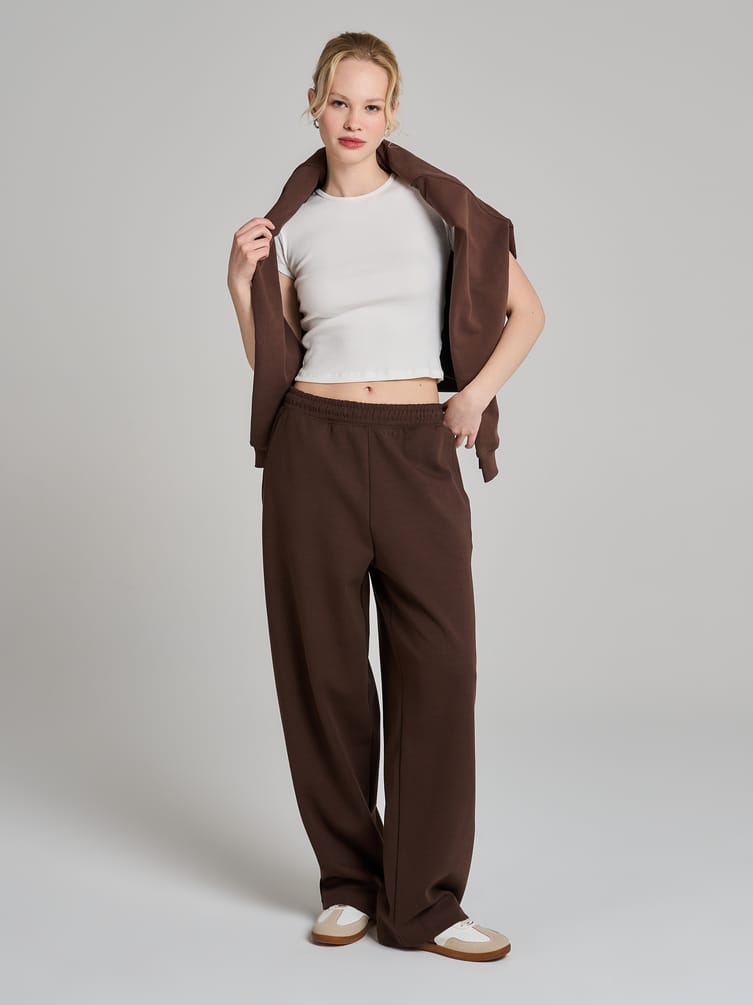 Брюки спортивные широкие