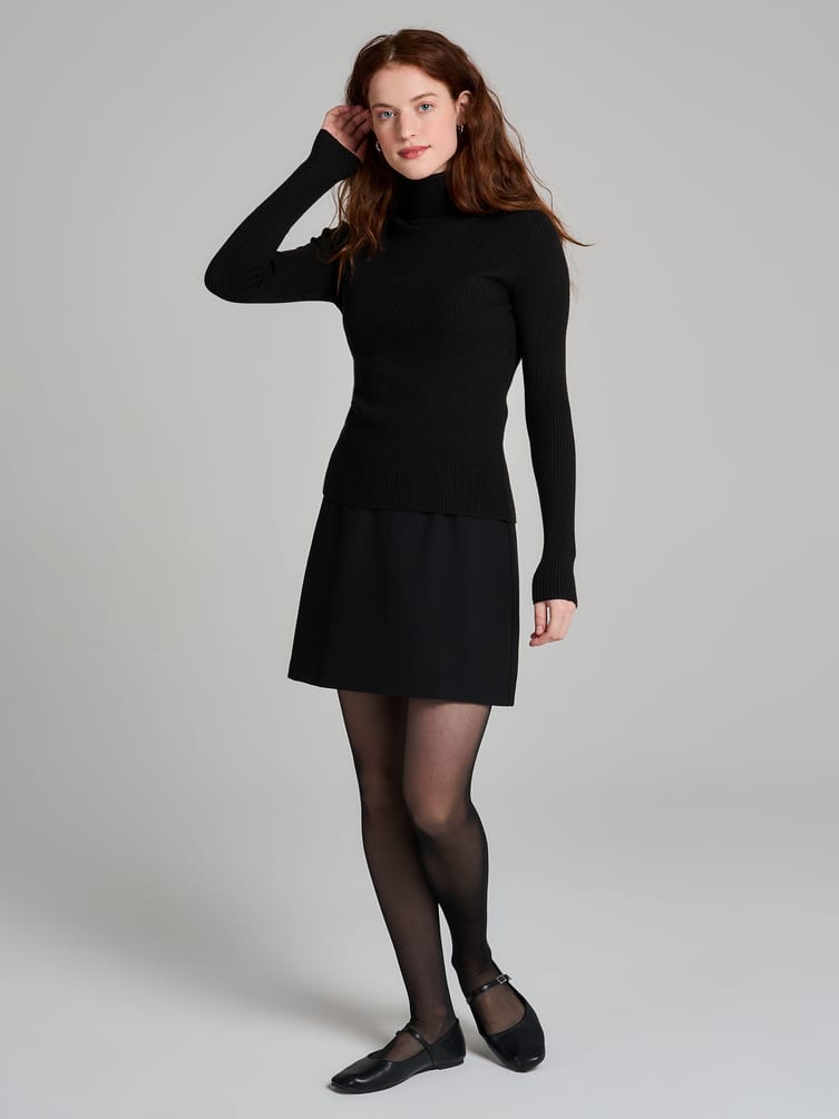 Водолазка лапша с высоким горлом