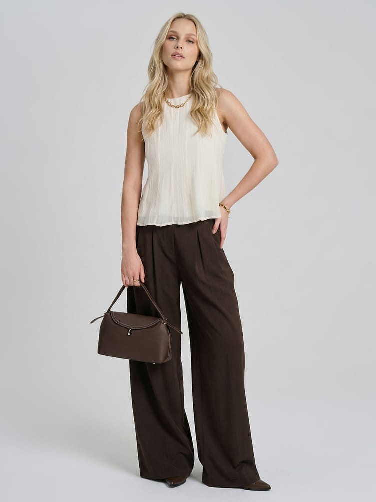 Блузка без рукавов вечерняя