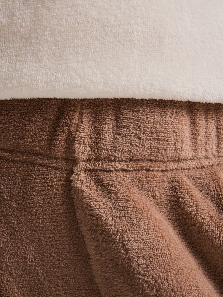 Пижама теплая плюшевая с вышивкой