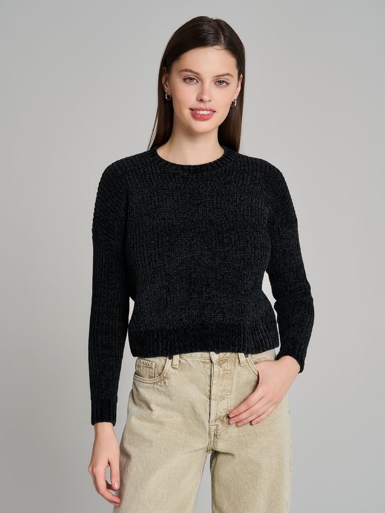 Джемпер трикотажный вязаный