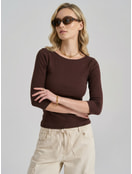 Лонгслив приталенный