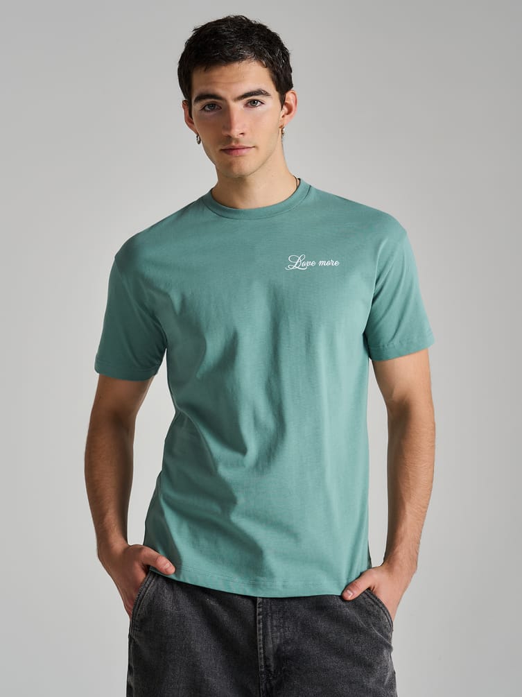 Футболка облегающая с надписью