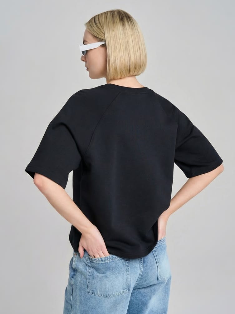 Свитшот с коротким рукавом