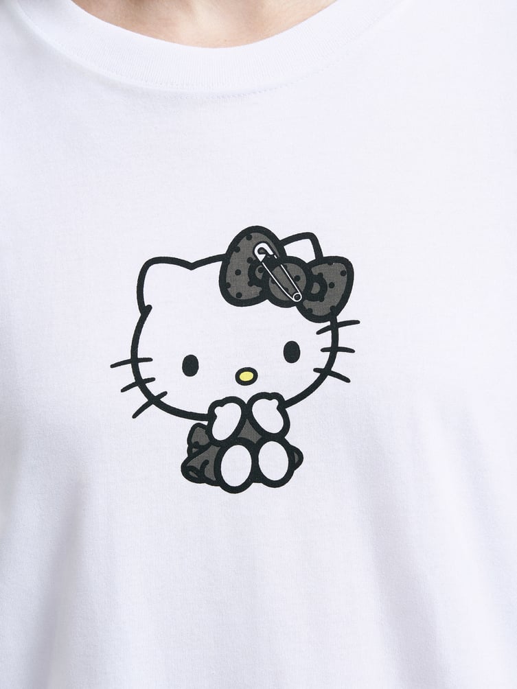 Хлопковая футболка с принтом Hello Kitty