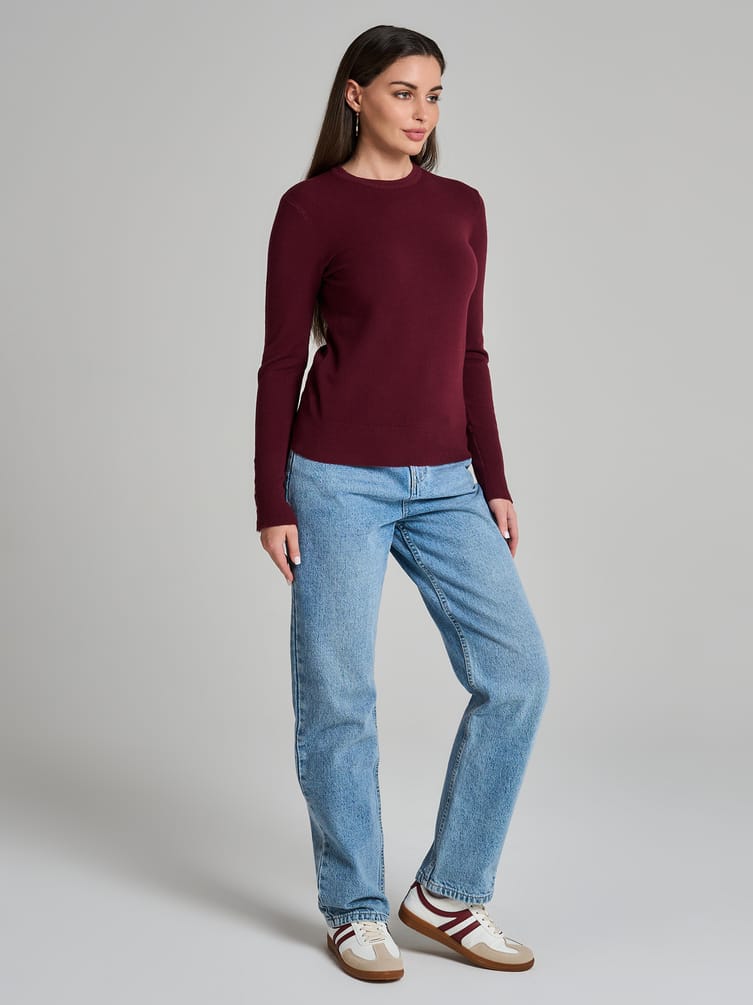 Джемпер трикотажный базовый