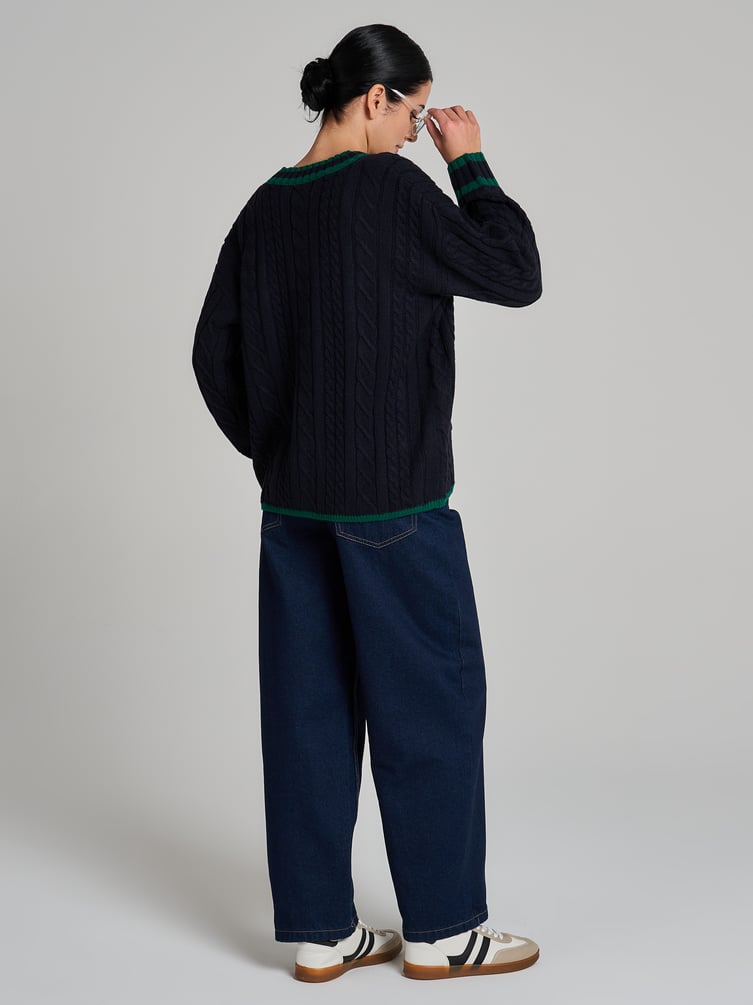 Кардиган вязаный оверсайз на пуговицах