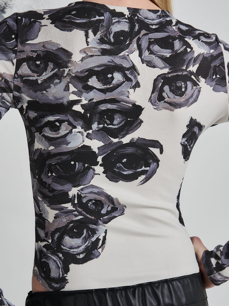 Боди с принтом Макс Борисов