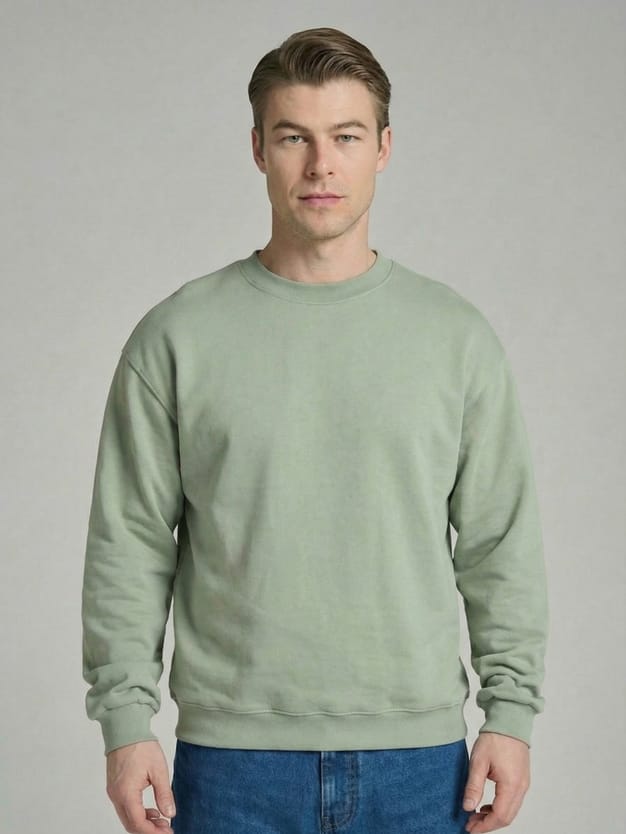 Свитшот базовый однотонный