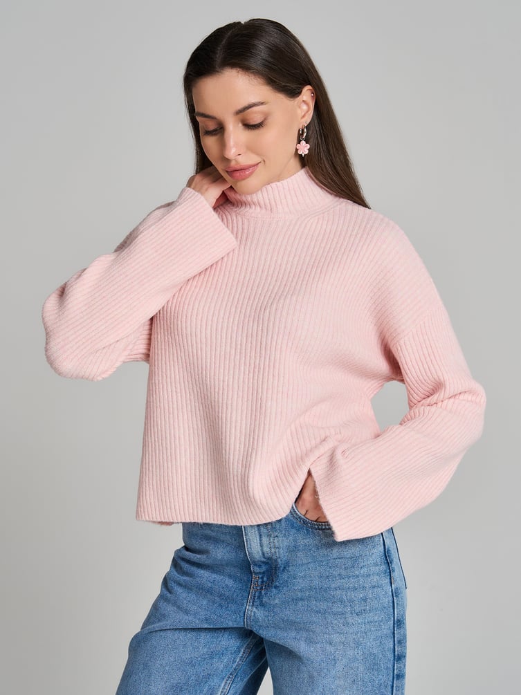 Свитер вязаный теплый