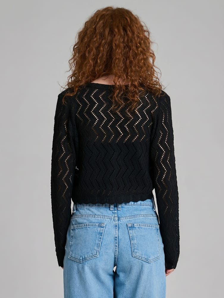 Вязаный кардиган на пуговицах