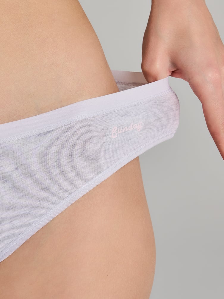 Трусы-слипы из хлопка - 7 шт. неделька