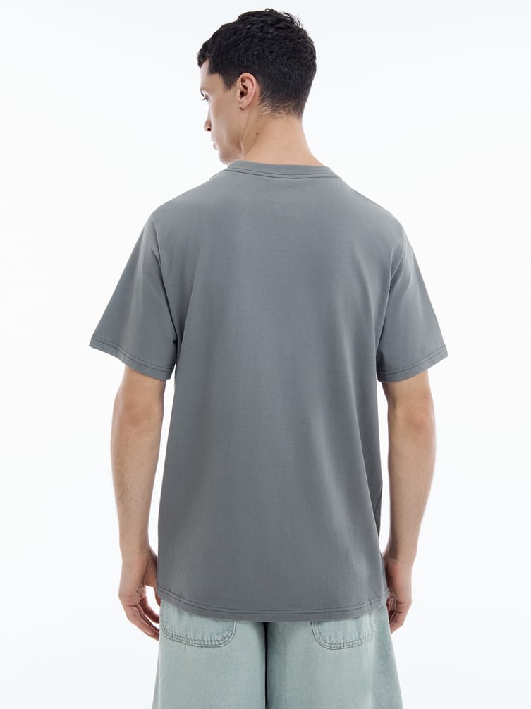 Футболка из хлопка с принтом