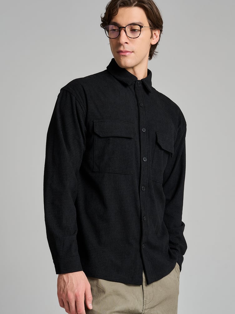 Рубашка вельветовая классическая