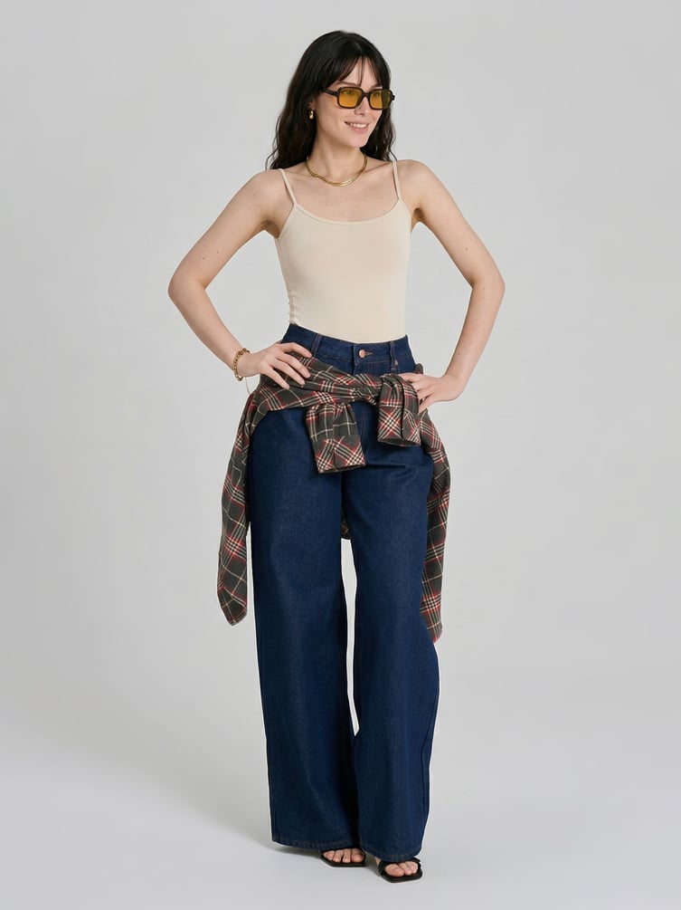 Топ на тонких бретелях