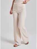 Брюки прямые летние из жатой ткани