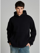 Худи оверсайз с капюшоном тёплое с начёсом