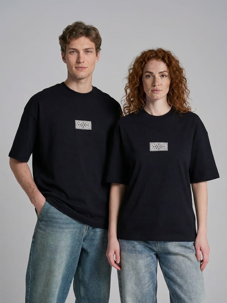 Футболка оверсайз с принтом Russian Vibes