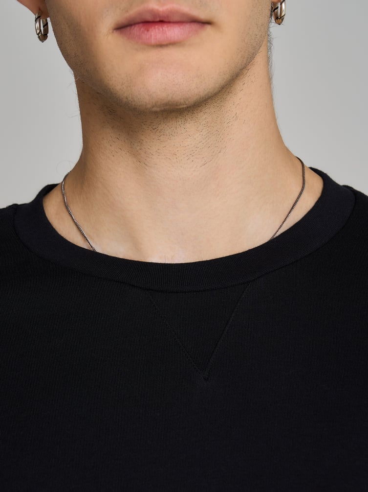 Футболка плотная однотонная