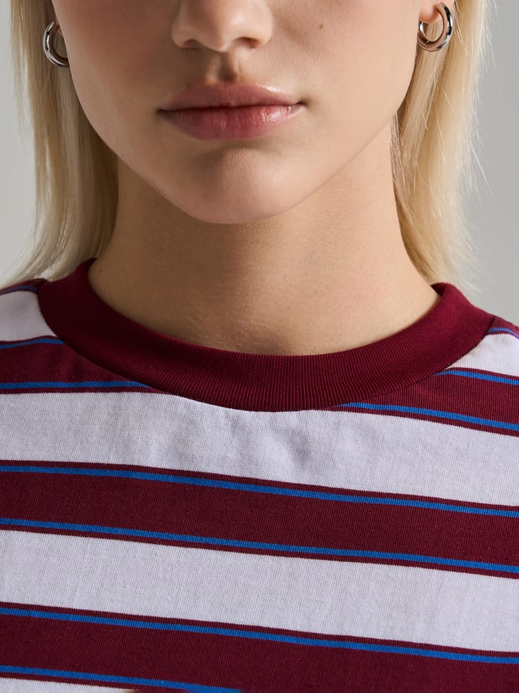 Полосатая футболка из хлопка