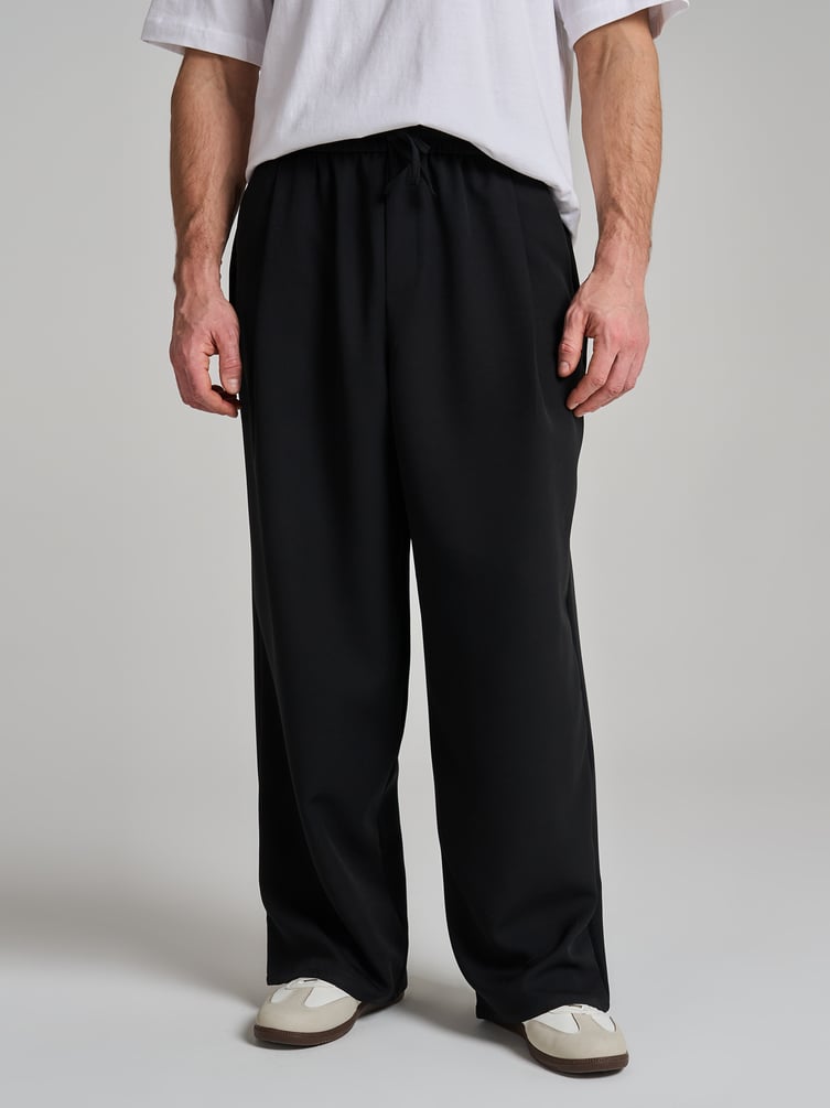 Брюки широкие повседневные