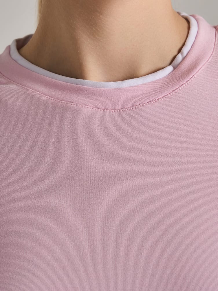 Футболка двойная приталенная