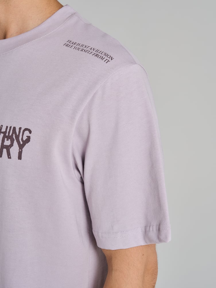 Футболка оверсайз из хлопка с надписью