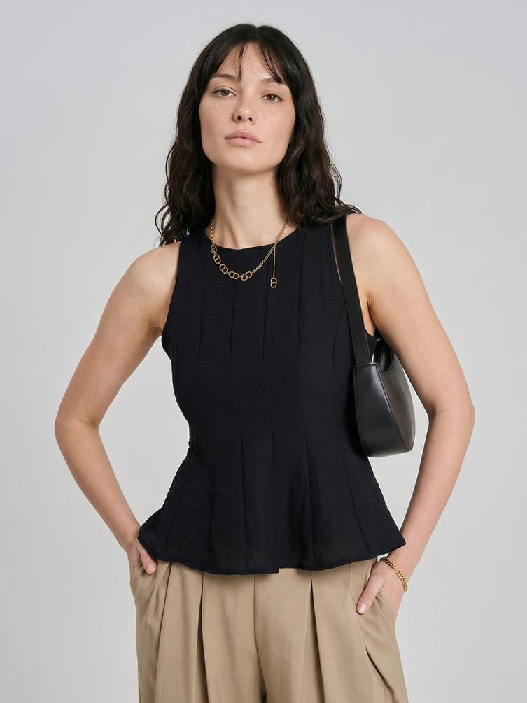 Блузка без рукавов вечерняя