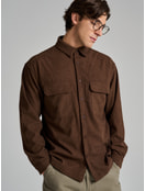 Рубашка вельветовая классическая