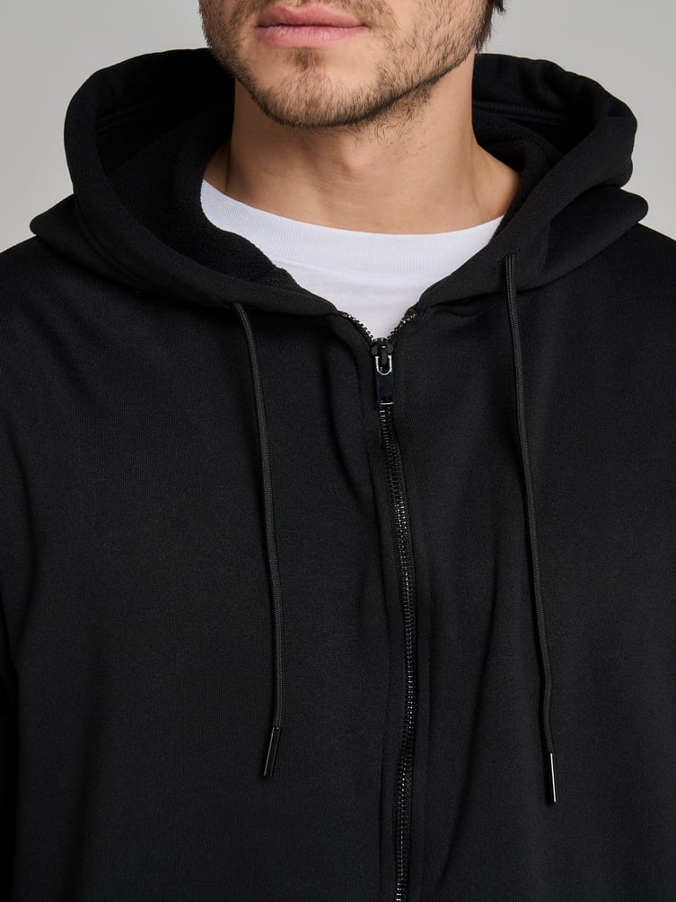 Зип худи оверсайз с флисовой подкладкой
