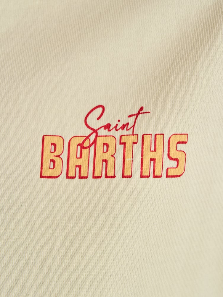 Футболка оверсайз с принтом на спине