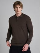 Джемпер поло хлопковый