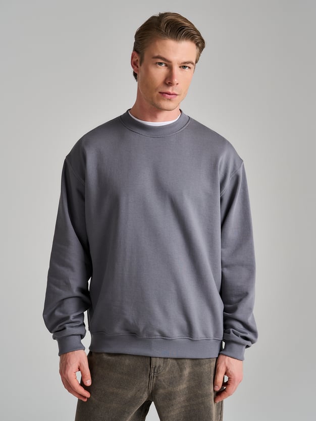 Свитшот базовый однотонный