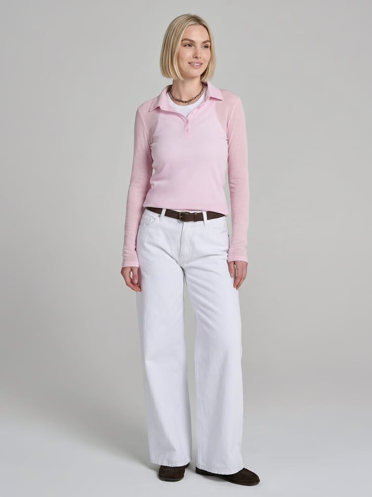 Рубашка поло с длинным рукавом